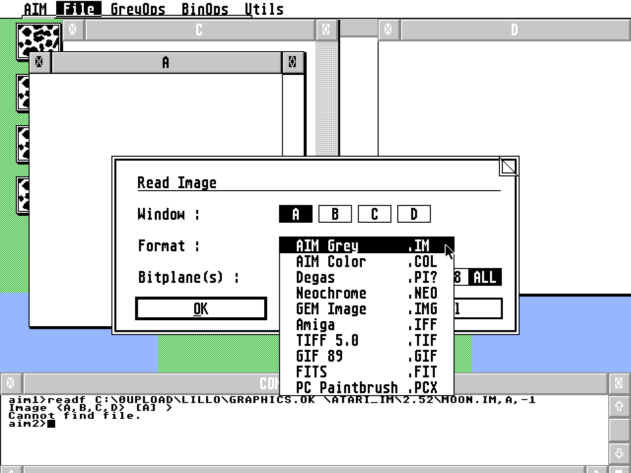 Atari Image Manager atari screenshot